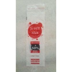 Kapaklı Bantlı Dürüm Poşet Uzun